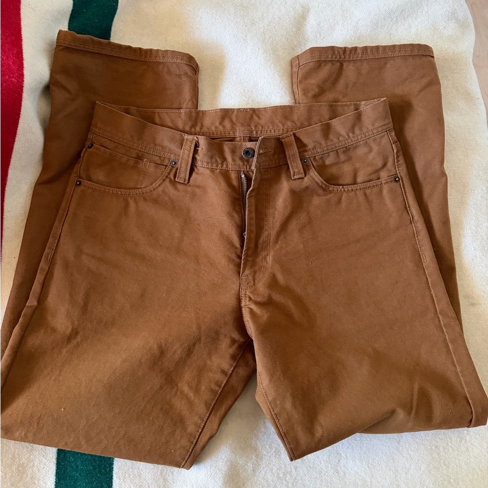Filson Whiskey Brown Tin Cloth Pants